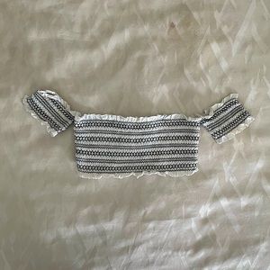 GUC - L*Space Adrianna Smocked Bikini Top, Size …